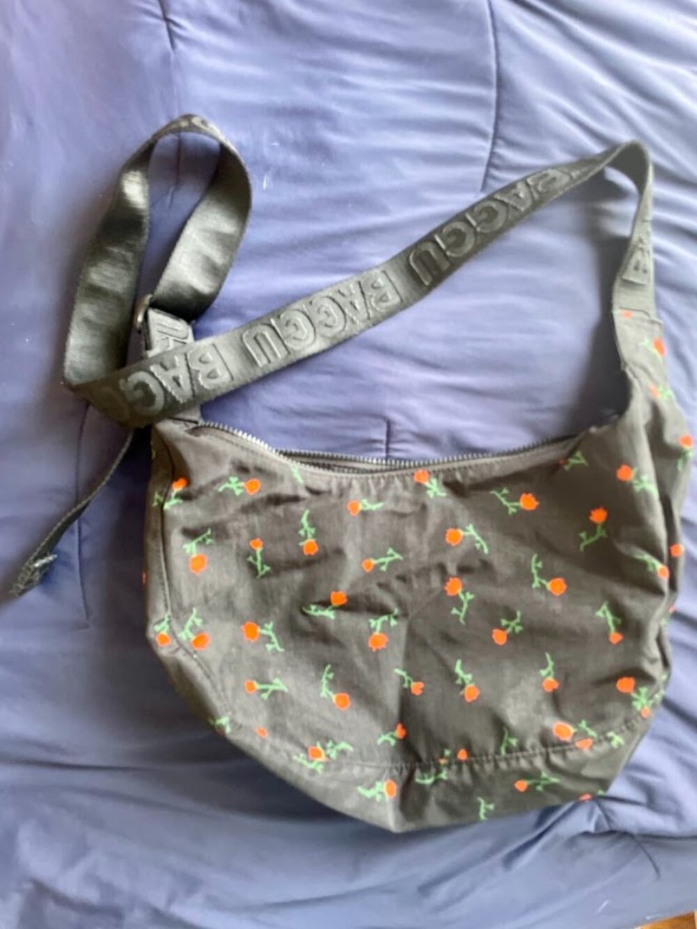 Baggu Medium Crescent Painted Wildflowers